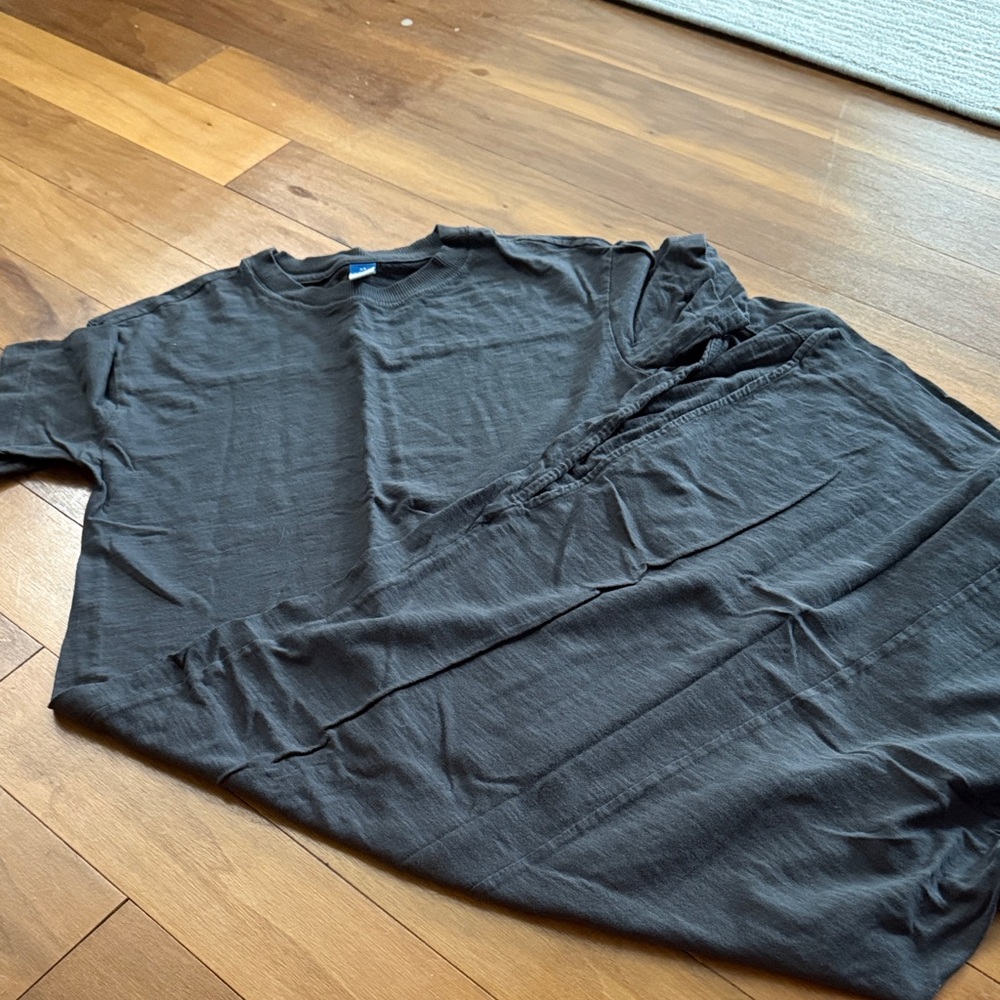 Old Navy XS Black Crewneck T Maxi Shirt Dress!
